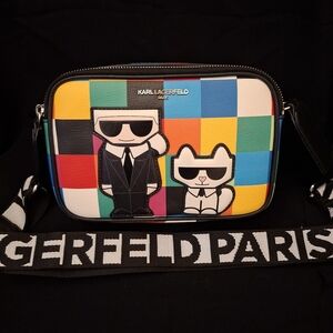 Karl Lagerfeld Maybelle Crossbody With Choupette Patch